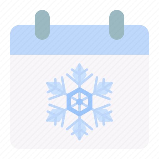 Snow, snowflake, calendar, winter icon - Download on Iconfinder