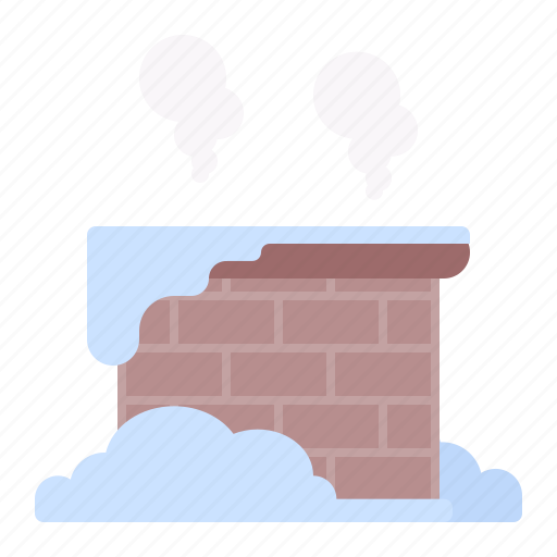 Snow, chimney, winter, smoke icon - Download on Iconfinder
