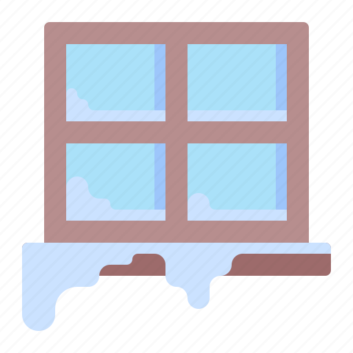 Window, frost, snow, winter icon - Download on Iconfinder