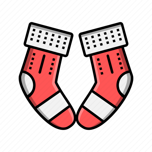 Gift, socks, xmas icon, winter, snow, holiday icon - Download on Iconfinder