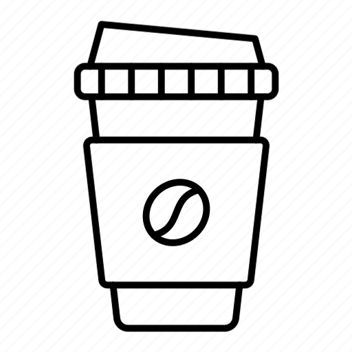 Hot coffee, breakfast, beverage, food, disposable coffee, cup icon - Download on Iconfinder