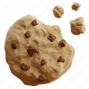 cookie, food, biscuit, crumble, snack