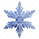 snowflake, winter, snow, crystal, cold, weather