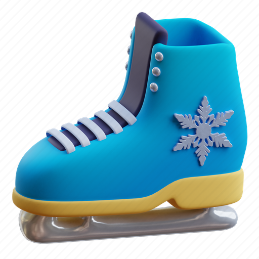 Ice skate, sport, winter, activity, ice skating, skate 3D illustration - Download on Iconfinder