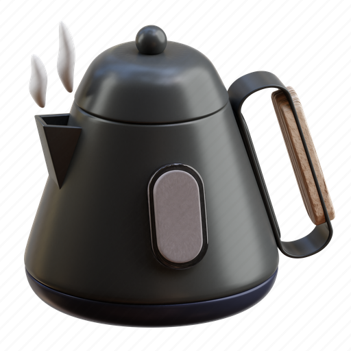 Teapot, kettle, coffee, hot, tea 3D illustration - Download on Iconfinder