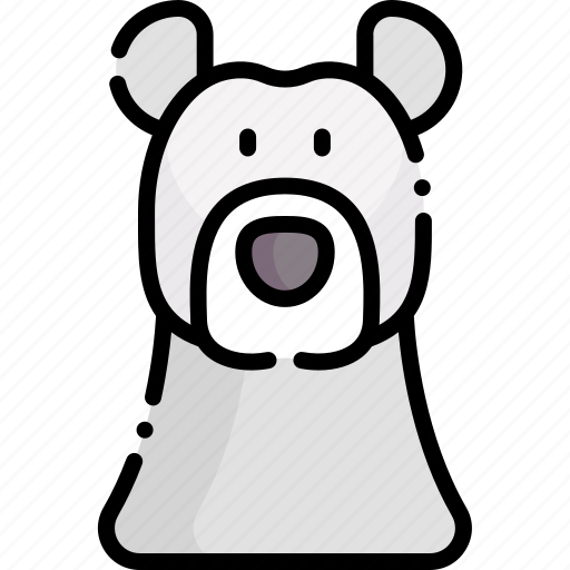 Polar bear, bear, mammal, wildlife, animal, zoo, north pole icon - Download on Iconfinder
