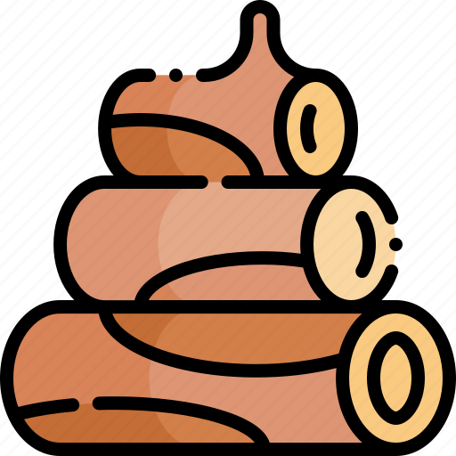 Firewood, wood, log, tree, trunks, stack, nature icon - Download on Iconfinder