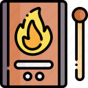 matches, matchbox, fire, match, travelling, outdoor
