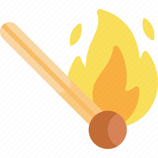 Match, matchstick, matches, flame, fire flame, fire, burning icon - Download on Iconfinder