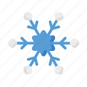 snowflake, flake, holiday, weather, christmas