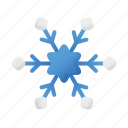 snowflake, winter, christmas, holiday, weather