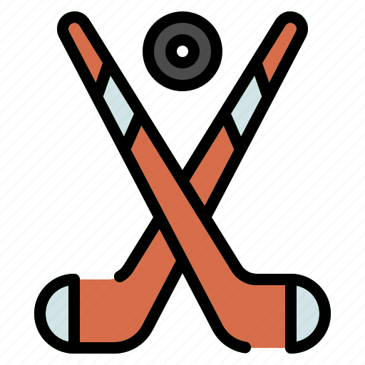 Ice hockey, hockey, stick, puck, ball, hockey stick, hockey puck icon - Download on Iconfinder
