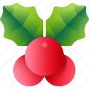 mistletoe, decoration, christmas, holly