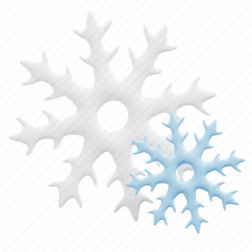 Snowflakes, snowflake, snow, cold, ice, winter, holiday 3D illustration - Download on Iconfinder