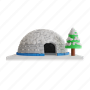 igloo, snow house, wooden home, wooden house, snow home, snow, ice, home, house, cold, christmas, architecture, building, place, landmark