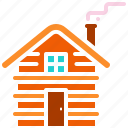 cabin, chimney, cottage, winter, wood, wooden, hygge
