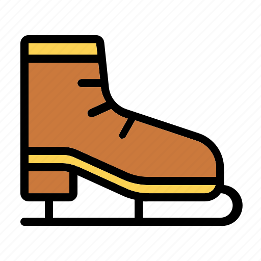 Ice skate, shoes, skate, ice, winter, sport icon - Download on Iconfinder