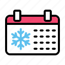 winter, event, calendar, schedule, snow, xmas