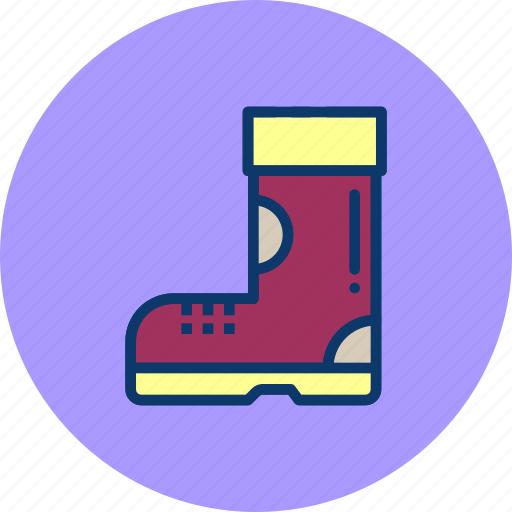 Boot, christmas, cold, footwear, shoe, snow, winter icon - Download on Iconfinder