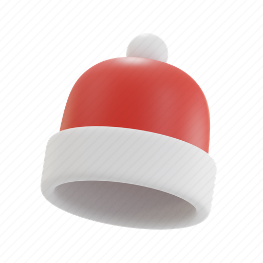 Winter, hat, christmas, decoration, ornament, xmas, new year 3D illustration - Download on Iconfinder