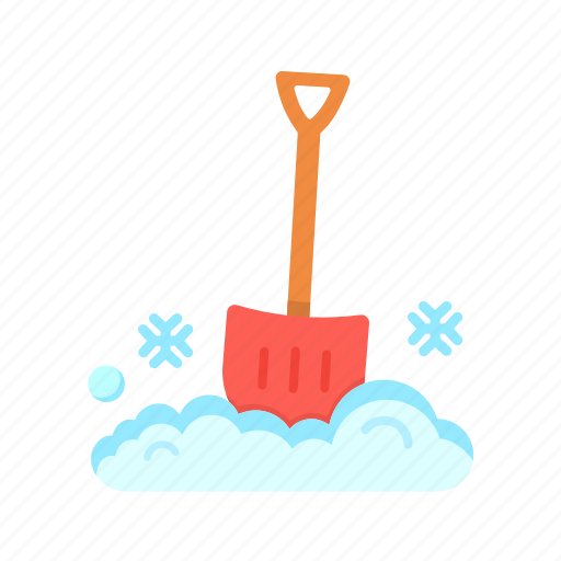 - snow shovel, shovel, construction-and-tools, snow-removal, improvement, winter, tool icon - Download on Iconfinder