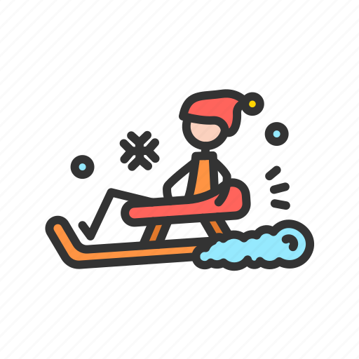 - riding sled, bicycle, sleigh, transportation, transport, xmas, winter icon - Download on Iconfinder