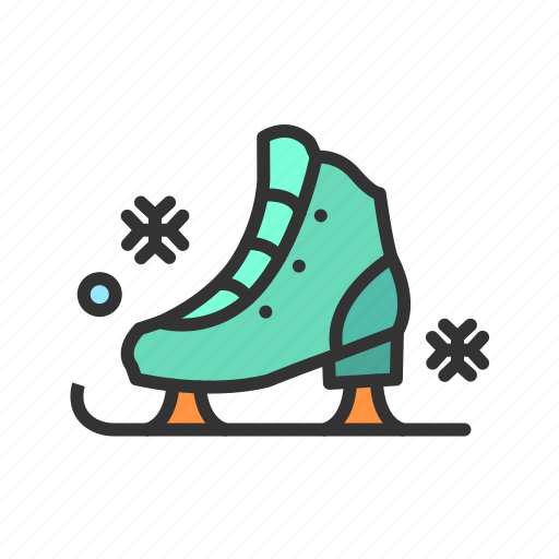 - ice skating shoe, ice-skating, shoe, winter, ice-skating-boot, christmas, shoes icon - Download on Iconfinder