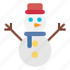 christmas, man, snow, snowman, winter 