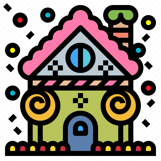 Candy, christmas, decoration, festive, gingerbread, holidays, house icon - Download on Iconfinder