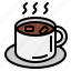cocoa, coffee, mug, steam, tea 