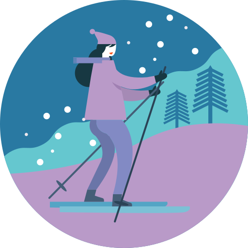 Activity, ski, skiing, winter icon - Free download