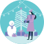 activity, gift, merry christmas, snowman, tree, winter, xmas 