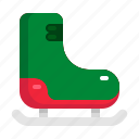 skating, christmas, shoe, ice, winter