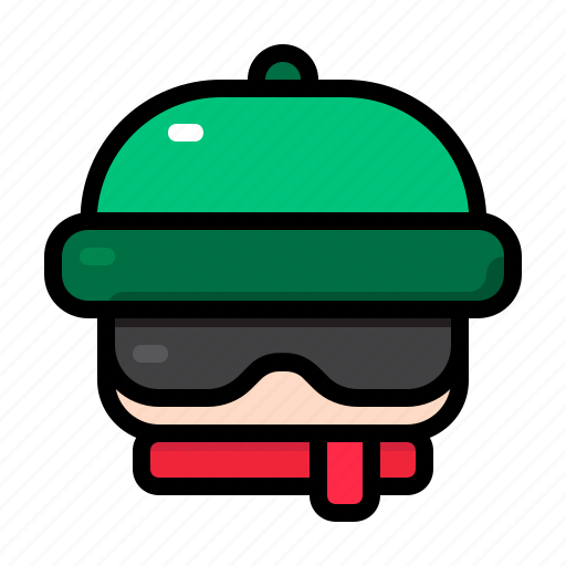 Avatar, outfit, winter, eye, christmas, character, glasses icon - Download on Iconfinder
