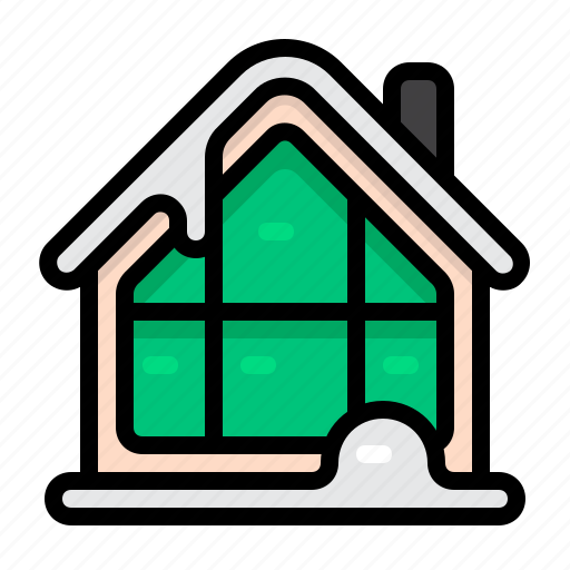 Winter, snow, house, home, christmas icon - Download on Iconfinder