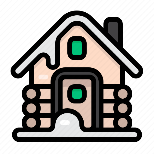 Winter, snow, home, shack, christmas icon - Download on Iconfinder