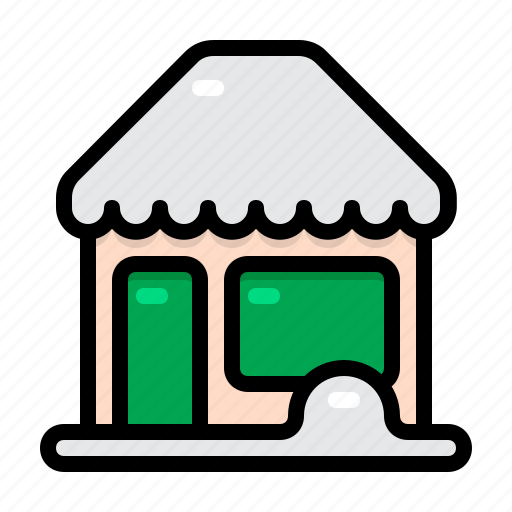 Winter, shop, snow, christmas icon - Download on Iconfinder