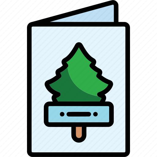 Card, christmas, greeting, letter, postcard, tree icon icon icon - Download on Iconfinder