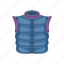back, cartoon, clothing, quilted, vest, waistcoat, winter 