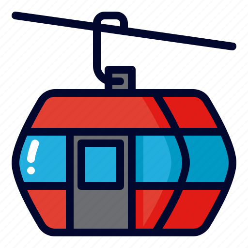 Cable, car, funicular, ski, transport, winter icon - Download on Iconfinder
