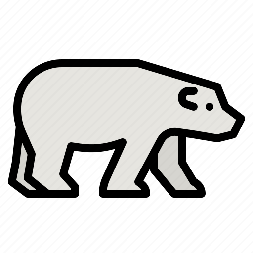 Bear, polar, xmas, winter, animal icon - Download on Iconfinder