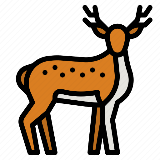 Reindeer, deer, winter, animal, christmas icon - Download on Iconfinder
