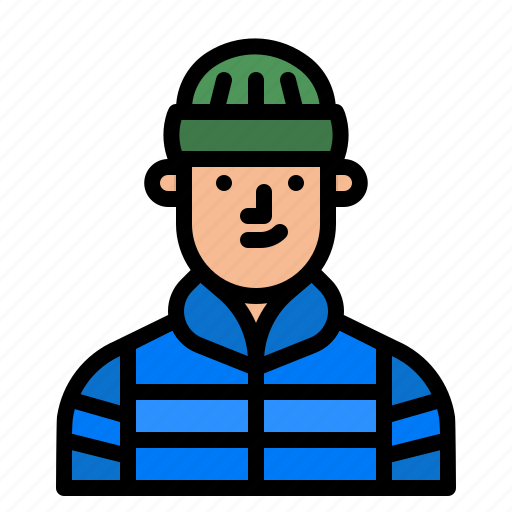 Teen, man, winter, user, avatar icon - Download on Iconfinder