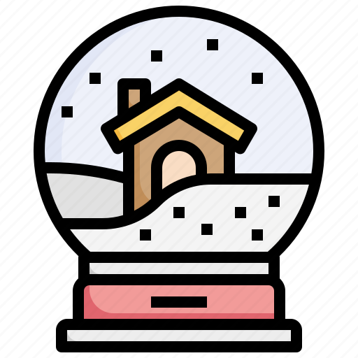 Snow, globe, christmas, ornament, decoration icon - Download on Iconfinder