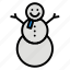 ice, snow man, snowman, winter 