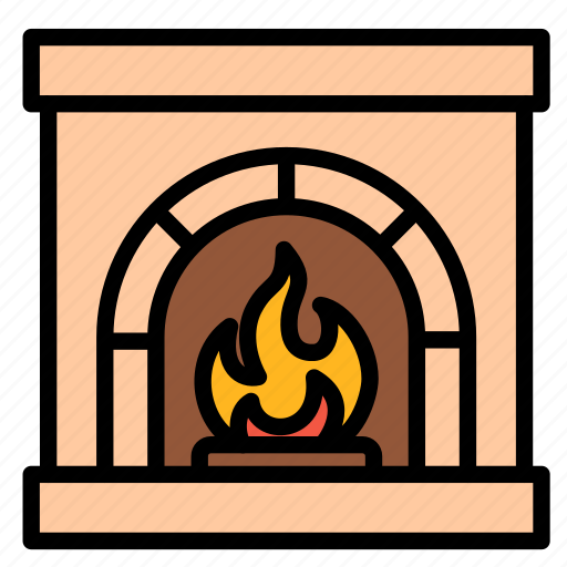 Fire, fire place, warm, winter icon - Download on Iconfinder