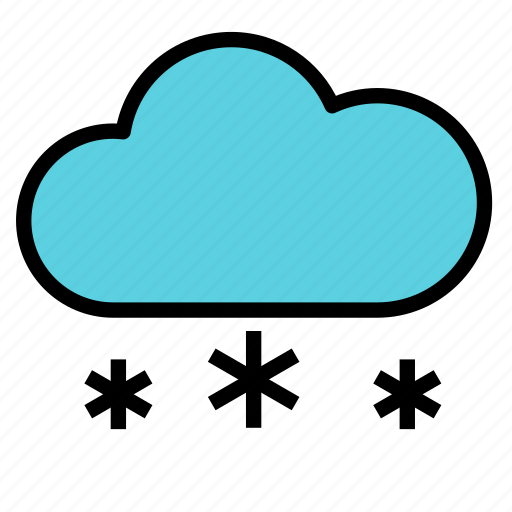 Cloud, flake, snow, temperature, winter icon - Download on Iconfinder