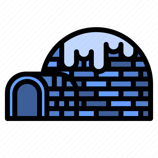 Winter, igloo, eskimo, house, ice, snow, building icon - Download on Iconfinder