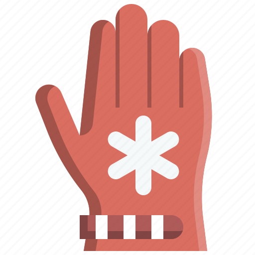 Cold, fashion, glove, hand, protection, snowflake icon - Download on Iconfinder