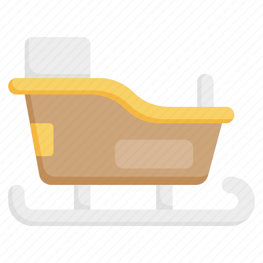 Sleigh, transportation, winter, snow, christmas icon - Download on Iconfinder